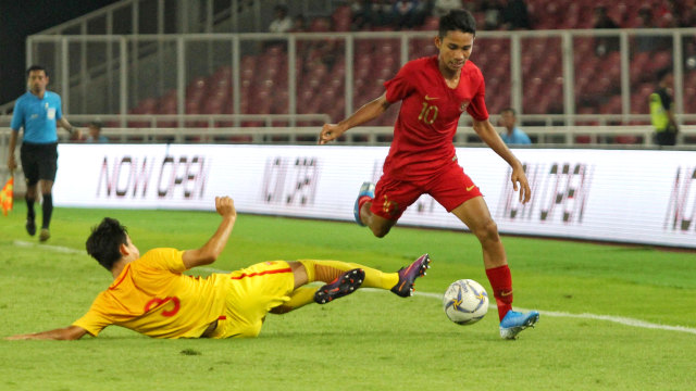 Foto: Laga Timnas U-16 vs China Berakhir Imbang (480114)