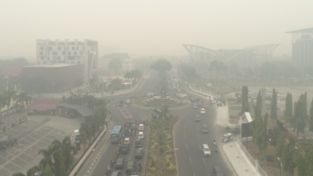 LIPSUS, DARURAT ASAP, Asap karhutla di Riau.