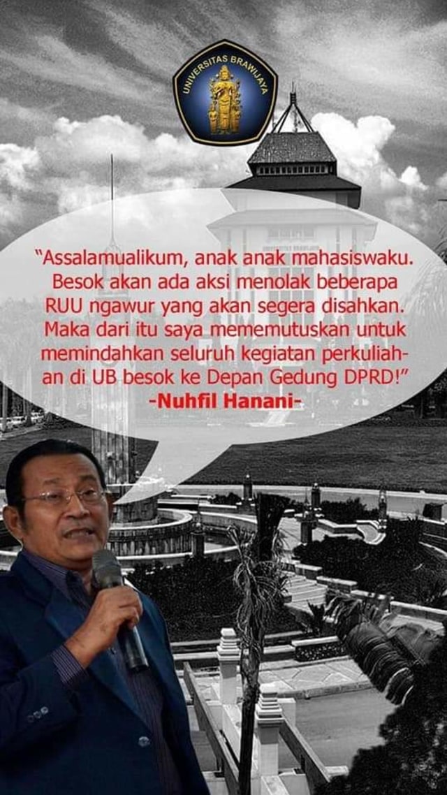 Ada Ajakan Demo di DPRD Kota Malang, Rektor UB: Fitnah (1237561)