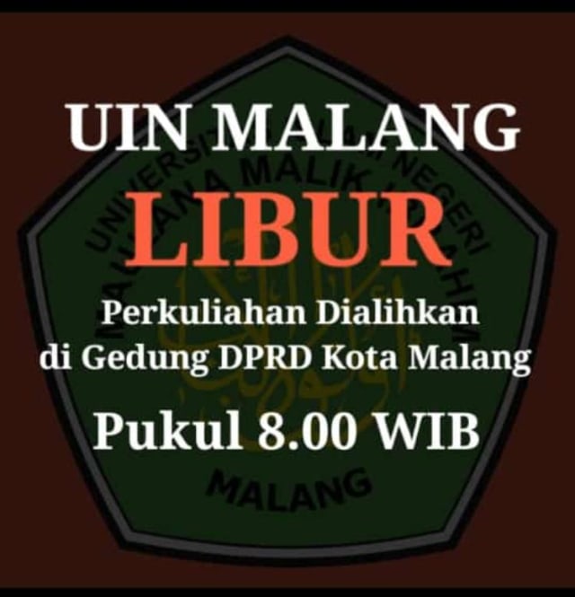 Ada Ajakan Demo di DPRD Kota Malang, Rektor UB: Fitnah (1237562)