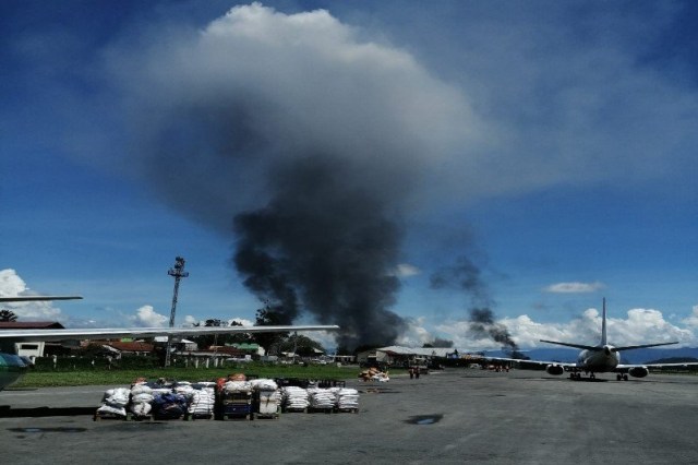 Situasi di Bandara Wamena Foto: Dok. Istimewa