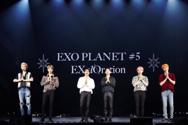 Konser solo EXO di Bangkok, Thailand Foto: Twitter/weareone.EXO