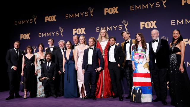 Para pemain 'Game of Thrones' di Emmy Awards 2019 Foto: REUTERS/Monica Almeida