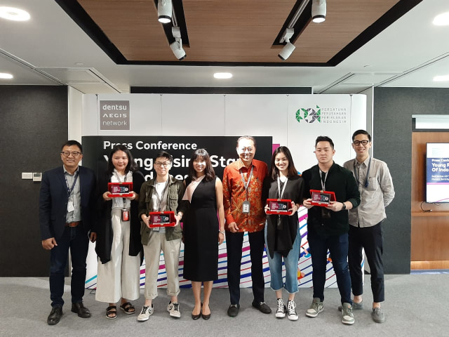 Tim dari Dentsu Aegis Network pemenang Young Spikes Indonesia 2019 dok Aulania Silviananda