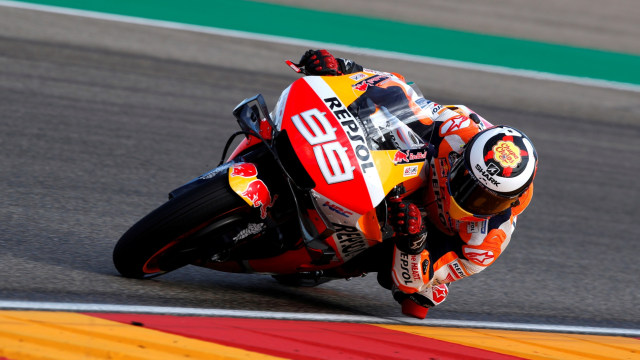 Jorge Lorenzo di MotoGP Aragon 2019. Foto: Reuters/Albert Gea