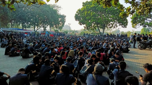 800 Mahasiswa Unpad berkumpul di UKM Barat Unpad. Foto: Dok. Istimewa