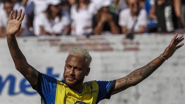 Bintang sepakbola Brasil, Neymar Junior. Foto: Miguel Schincariol / AFP