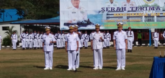 Serah terima jabatan Komandan Guskamla Koarmada III. Foto : Balleo News