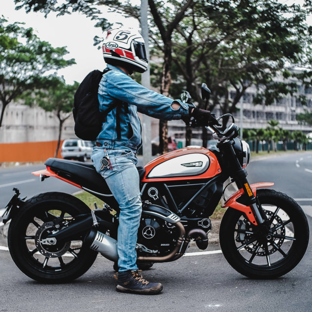 Ducati Scrambler Icon 2019. Foto: Bangkit Jaya Putra/kumparan