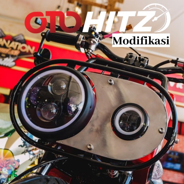 Yamaha Mio 'Berbadan' Honda Zoomer (99295)