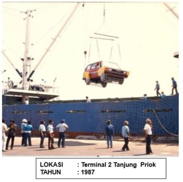 Ekspor perdana Toyota Kijang Foto: Istimewa