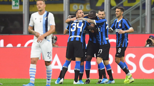 Laga Inter vs Lazio. Foto: REUTERS/Daniele Mascolo