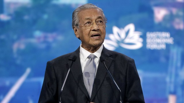 Perdana Menteri Malaysia, Mahathir Mohamad. Foto: AFP/TASS Host Photo Agency/Vladimir SMIRNOV