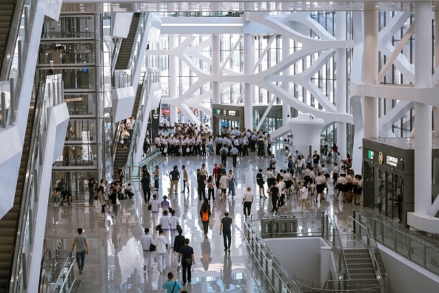 Daxing International Airport di Beijing, China. Foto: Chen Xiao/VCG via Getty Images