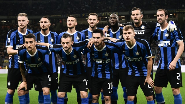 Skuat Internazionale musim 2019/20. Foto: AFP/Marco Bertorello