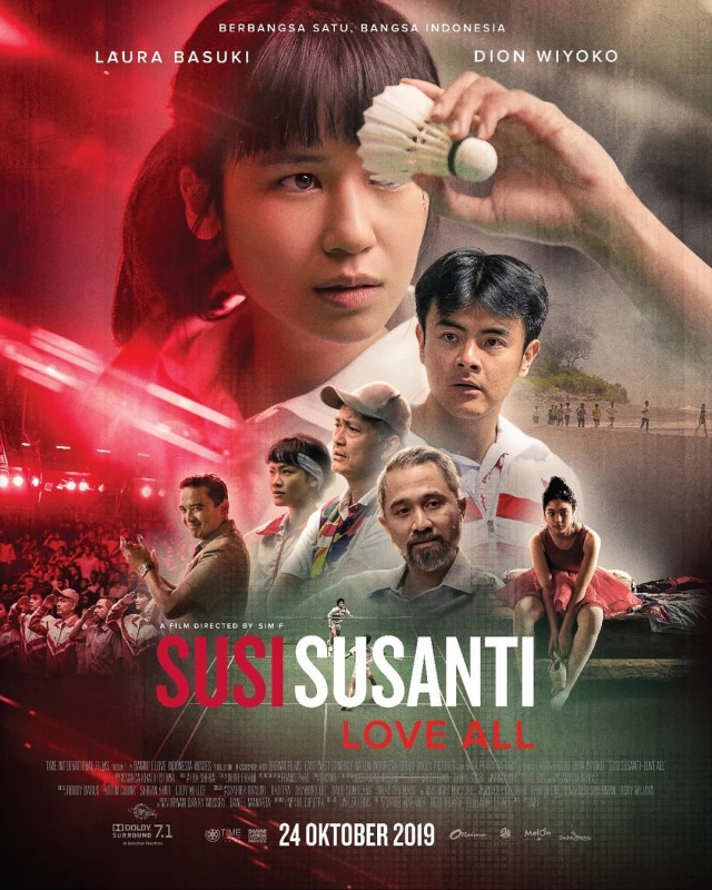 Poster film 'Susi Susanti: Love All' Foto: Instagram @filmsusisusanti