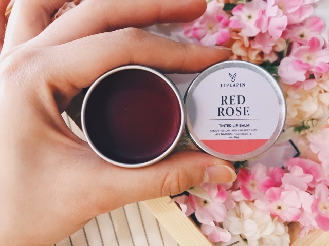 liplapin tinted lip balm red rose