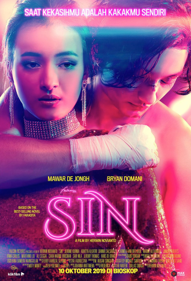 Poster film 'Sin' Foto: Instagram @mawar_eva