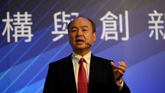 Masayoshi Son, CEO SoftBank. Foto: Sam Yeh/AFP