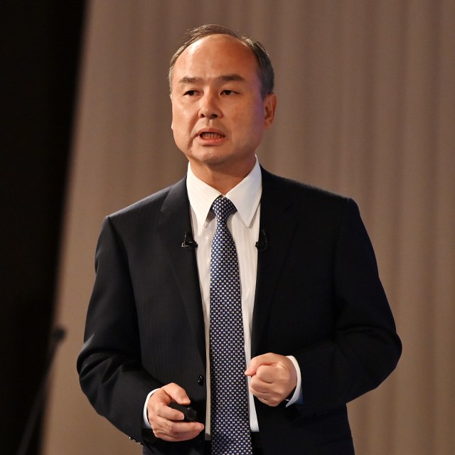 Masayoshi Son, CEO SoftBank. Foto: Charly Triballeau/AFP