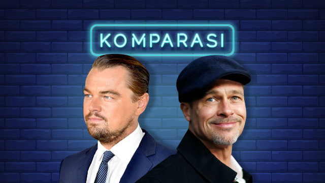 Leonrdo DiCaprio dan Brad Pitt Foto: Grafik: Putri Sarah Arifira/kumparan