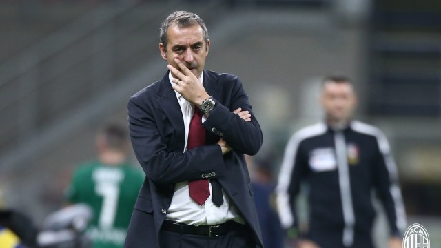 Pelatih Milan, Giampaolo, stress dan bingung. Foto: Dok. Media AC Milan
