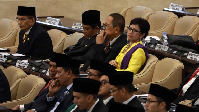 Nurul Arifin saat pelantikan anggota DPR di Kompleks Parlemen, Senayan, Jakarta Selasa (1/10/2019). Foto: Fanny Kusumawardhani/kumparan