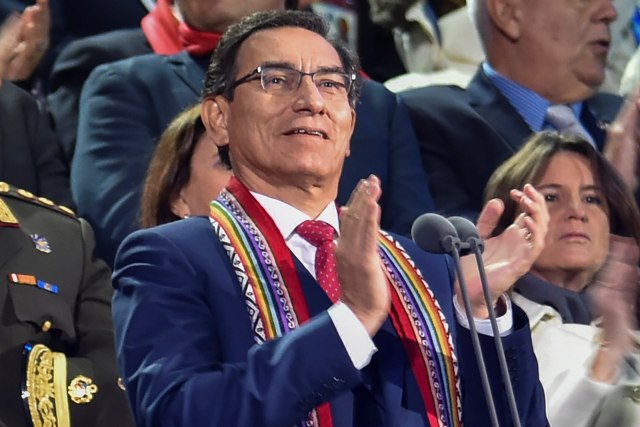 Presiden Peru, Martin Vizcarra. Foto: AFP/CRIS BOURONCLE