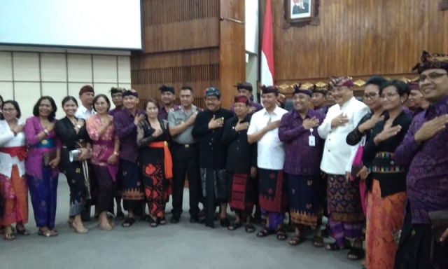Gubernur Bali bersama jajaran KPU se-Bali (kanalbali/KAD)