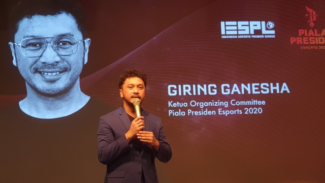 Giring Ganesha, Ketua Organizing Committee Piala Presiden Esports 2020. Foto: Bianda Ludwianto/kumparan