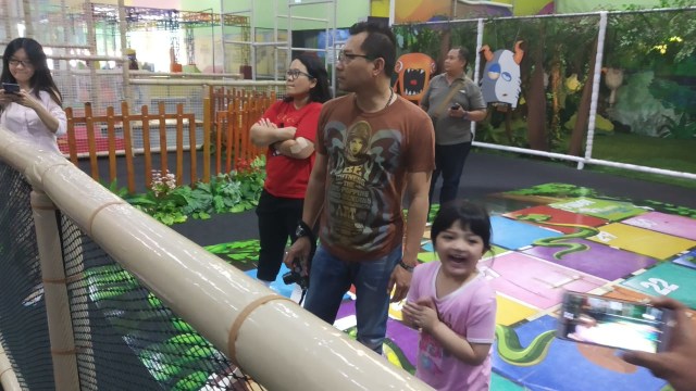 Artis dan mantan anggota DPR RI Anang Hermansyah saat berada di Malang Smart Arena (MSA). Foto: Hafis Iqbal/tugumalang.id