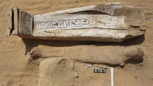 Makam Mesir kuno di dekat Nekropolis Saqqara. Foto: J. Dąbrowski/Polish Centre of Mediterranean Archaeology