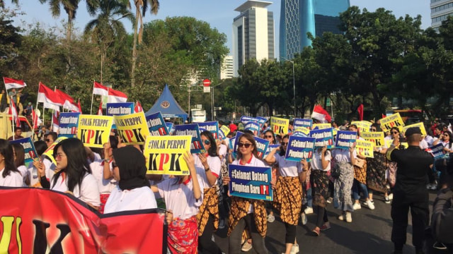 Unjuk rasa di Patung Kuda, KOMPAK
