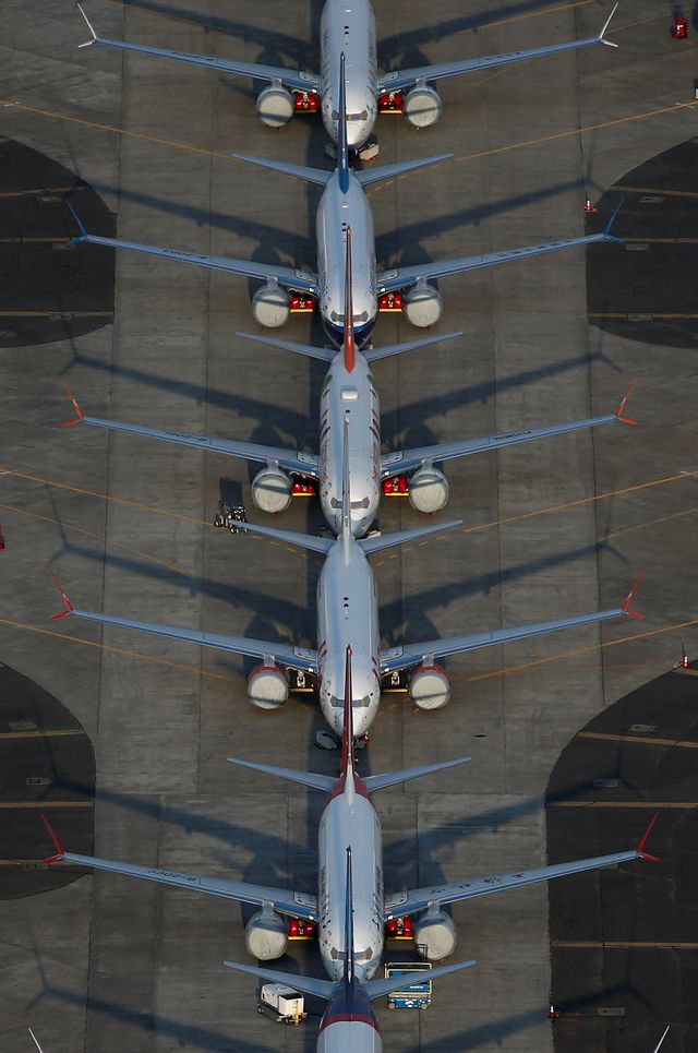 Ilustrasi pesawat Boeing. Foto: REUTERS/Lindsey Wasson