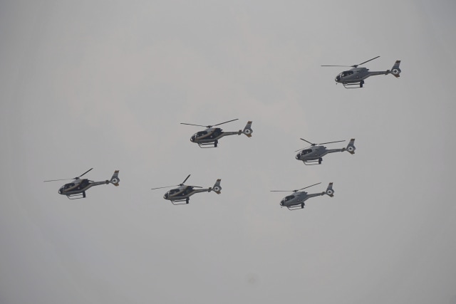 Gladi HUT 74 TNI, prajurit TNI, Lanud Halim Perdanakusuma