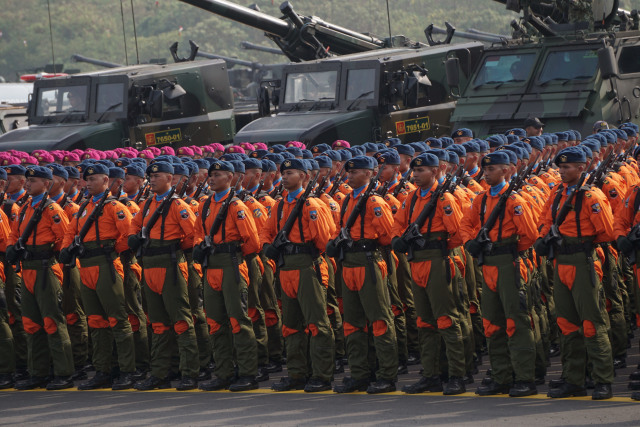 Gladi HUT 74 TNI, Lanud Halim Perdanakusuma