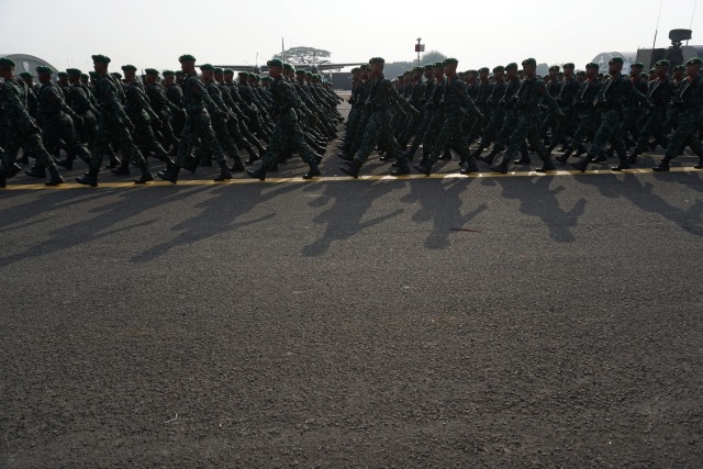 Gladi HUT 74 TNI, Lanud Halim Perdanakusuma