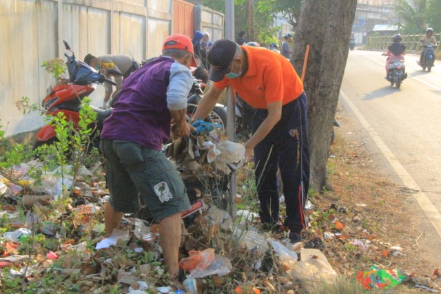 Aksi World CleanUp Day  di beberapa lokasi di Tanjungpinang