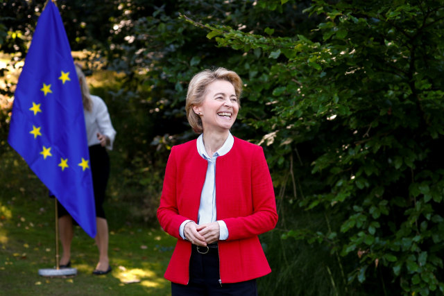 Presiden Uni Eropa Ursula von der Leyen. Foto: REUTERS/Francois Lenoir