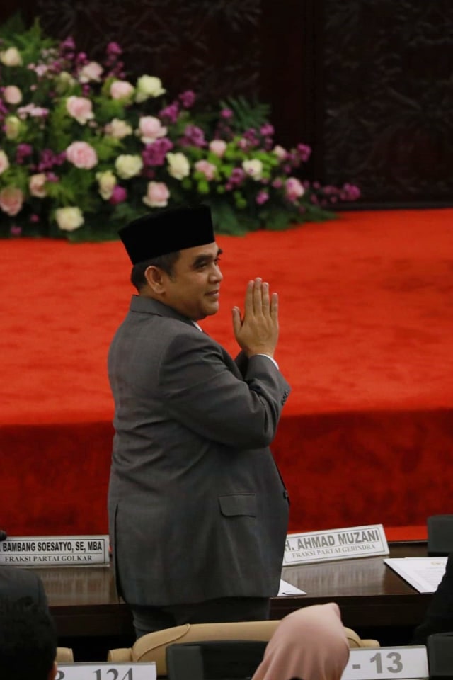 Sidang Paripurna MPR, Ahmad Muzani (NOT COVER)