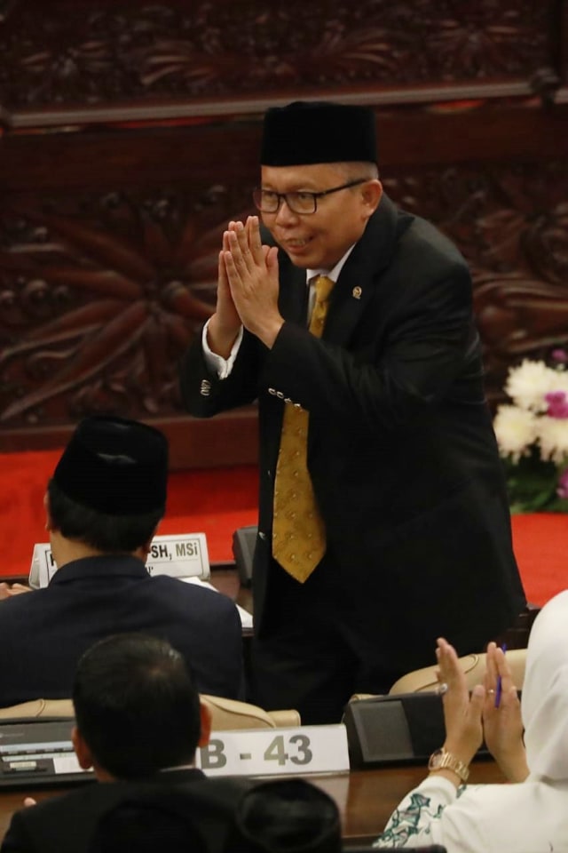 Sidang Paripurna MPR, Arsul Sani (NOT COVER)