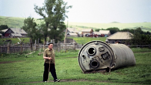 Foto: Pegunungan Altai menjadi tempat pembuangan sampah luar angkasa 