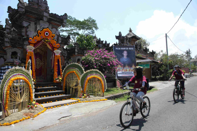 Amazing Race, bersepeda keliling Ubud, Bali Foto: Dok. Tim Corsec Bank Mandiri