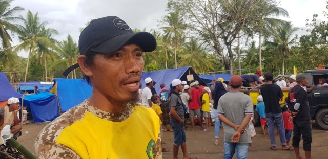 Della: Kepala Pemuda Desa Kabau, Kecamatan Pulau Haruku (1/10). Dok : Lentera Maluku