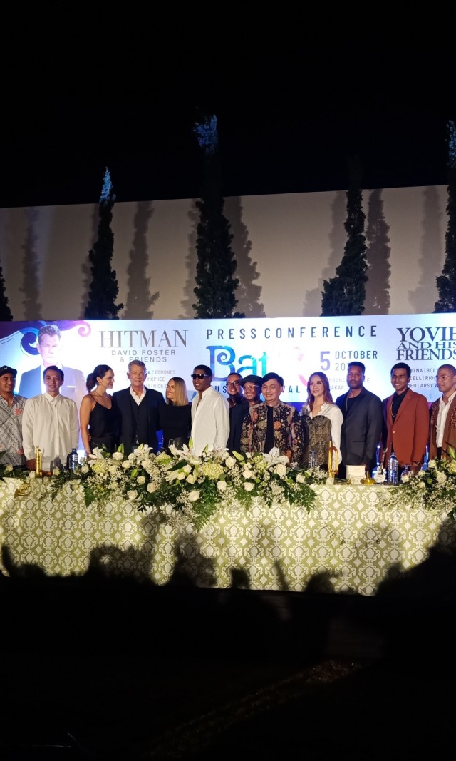 Jumpa pers David Foster & Friends bersama Yovie Widianto & His Friends, Sleman, Yogyakarta, Jumat (4/10). Foto: Caroline Pramantie/kumparan