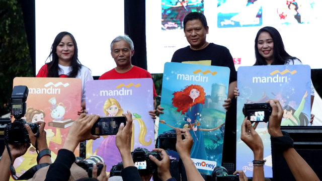 Peluncuran e-money Bank Mandiri edisi Princess di Gelora Bung Karno, Jakarta, Sabtu (5/10/2019). Foto: Elsa Toruan/kumparan