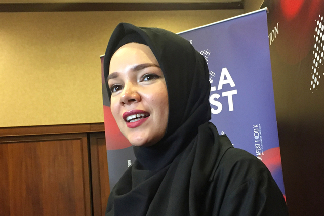 Dewi Sandra di acara ‘Idea Fest 2019’. Foto: Sarah Yulianti Purnama/kumparan
