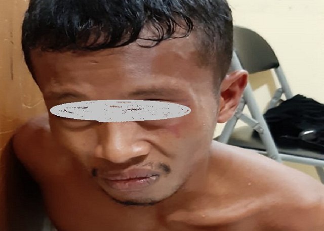 Pelaku pembobol konter hape di Takalar ditangkap di Palu Sulteng, Senin (7/10).
