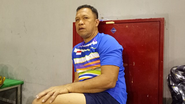 Richard Mainaky, pelatih ganda campuran Indonesia, saat ditemui di Pelatnas Cipayung, Jakarta Timur. Foto: Aditia Rizki Nugraha/kumparan