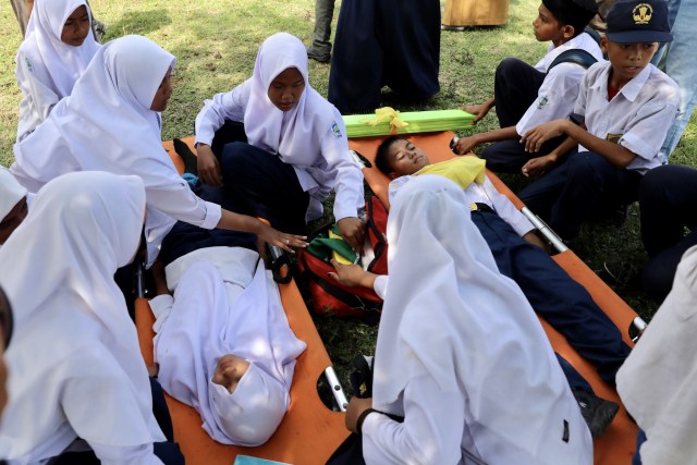 Kala Siswa Aceh Siaga Bencana, Bersiap Diri di Tanah Tsunami (10117)